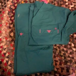 Top and bottom scrub outfit